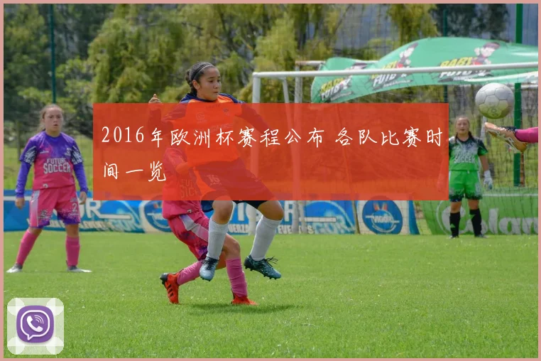 2016年欧洲杯赛程公布 各队比赛时间一览